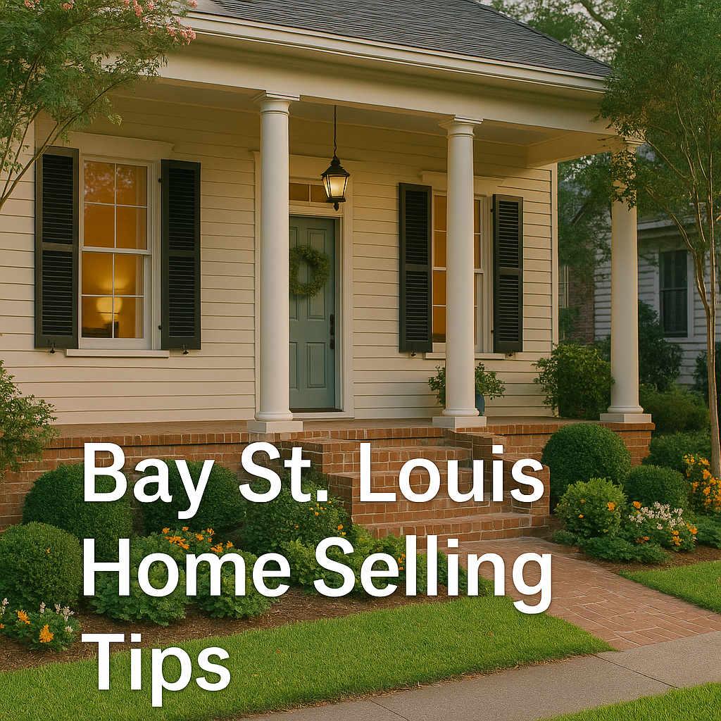 Bay St. Louis home selling tips for sellers preparing to list